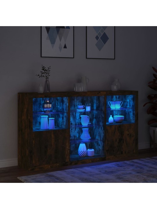 Senkki led-valoilla savutammi 181,5x37x100 cm