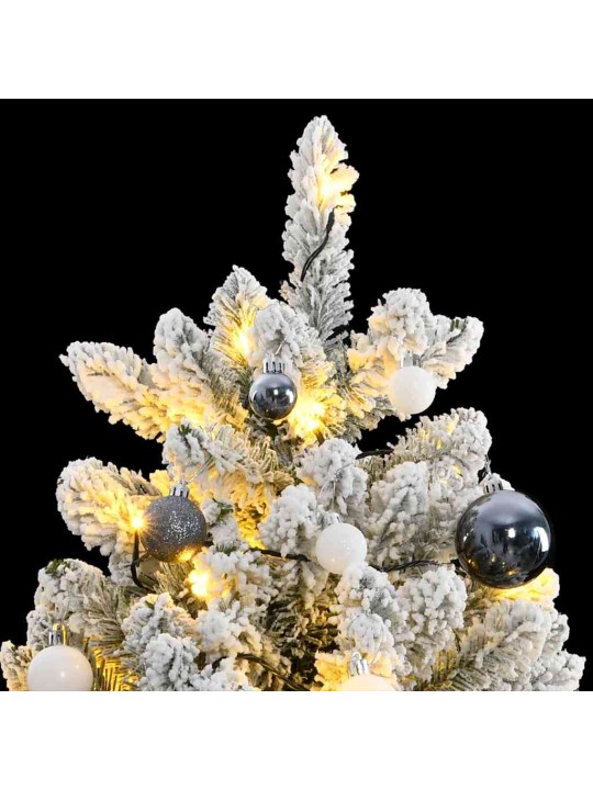 Tekojoulukuusi saranoilla 300 led-valoa ja joulupalloa 300 cm