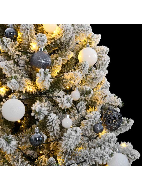 Tekojoulukuusi saranoilla 300 led-valoa ja joulupalloa 300 cm