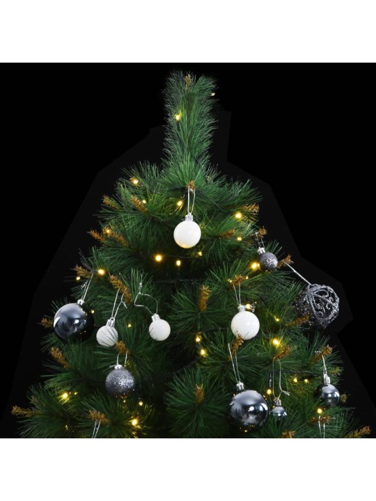 Tekojoulukuusi saranoilla 150 LED-valoa ja joulupalloa 120 cm