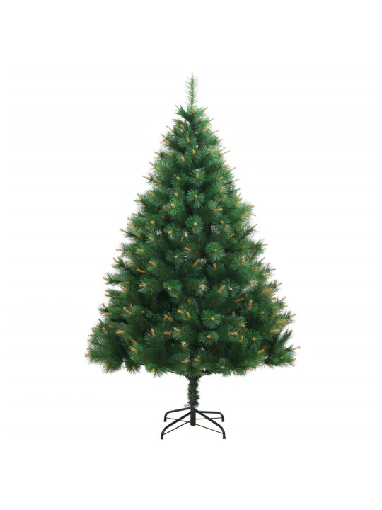 Tekojoulukuusi saranoilla 150 LED-valoa ja joulupalloa 120 cm