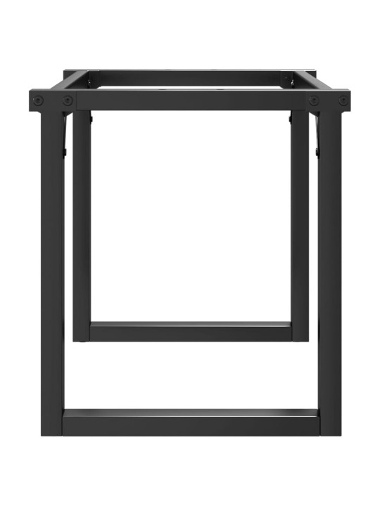 Sohvapöydän jalat o-muoto 70x30x43 cm terästä