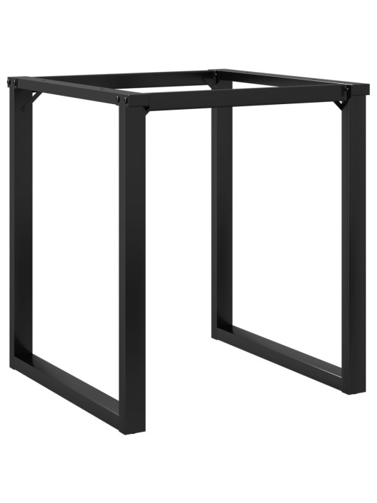 Ruokapöydän jalat o-muoto 70x70x73 cm terästä