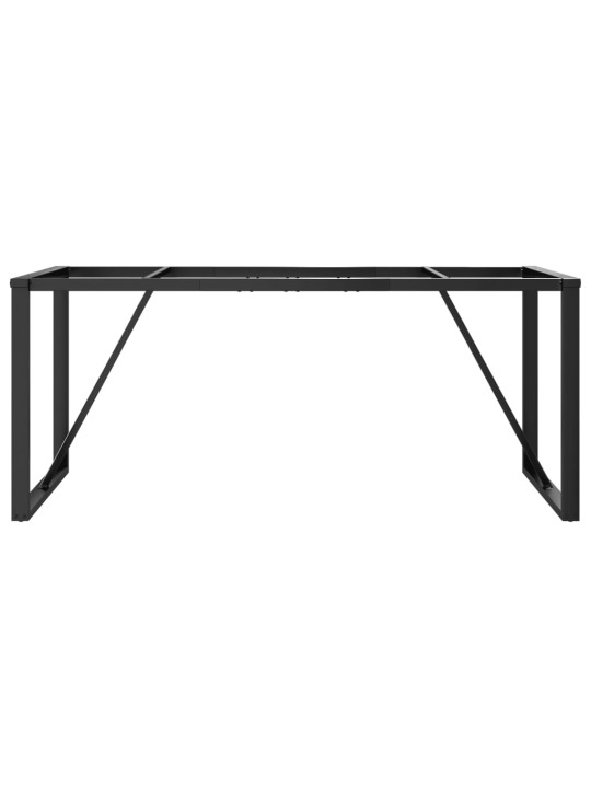 Ruokapöydän jalat o-muoto 160x80x73 cm terästä