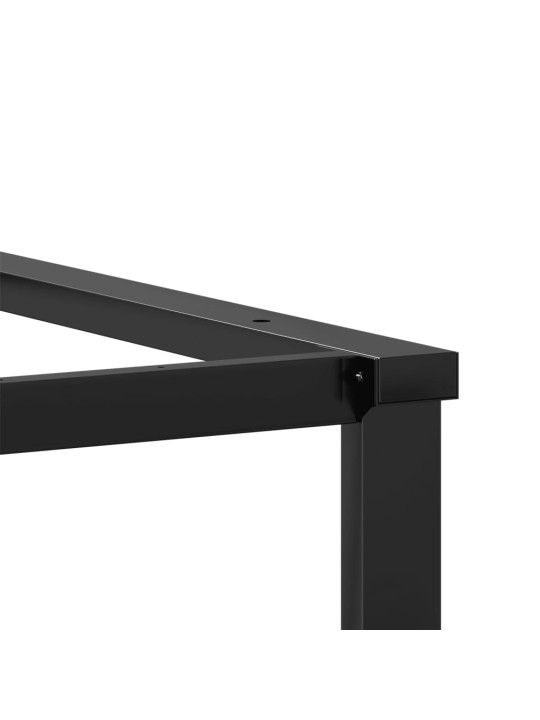 Ruokapöydän jalat o-muoto 160x80x73 cm terästä