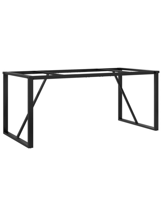 Ruokapöydän jalat o-muoto 180x80x73 cm terästä