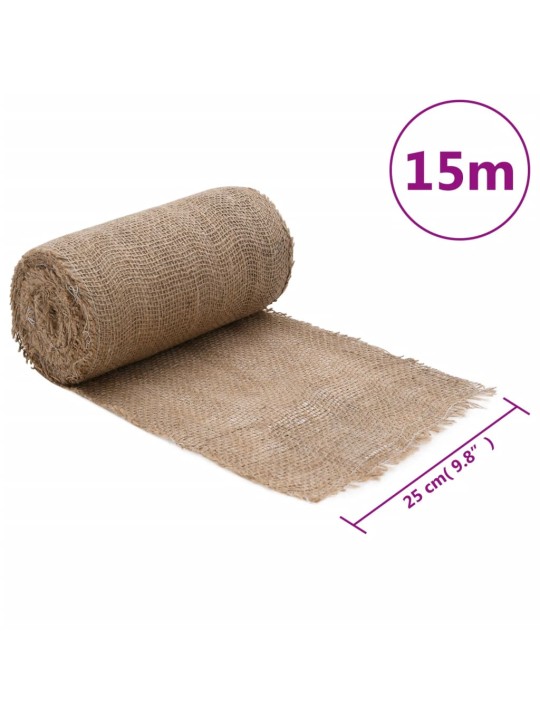 Juuttirulla 0,25x15 m 100% juutti 200 gsm