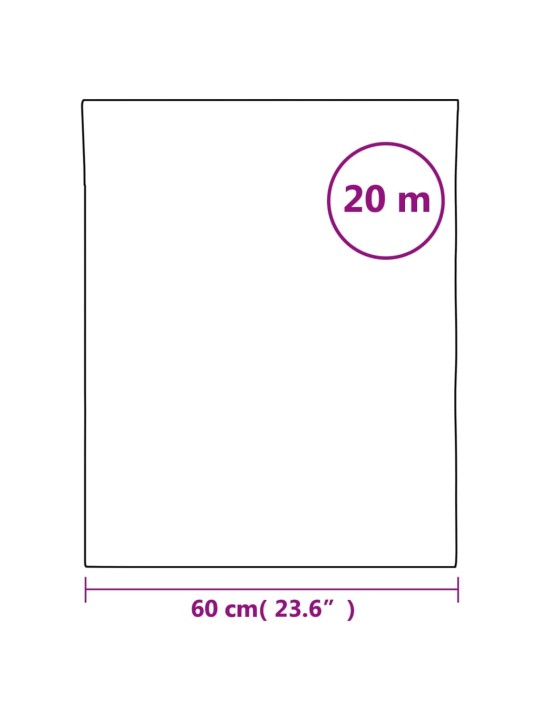 Staattinen ikkunakalvo himmeä läpinäkyvä harmaa 60x2000 cm PVC