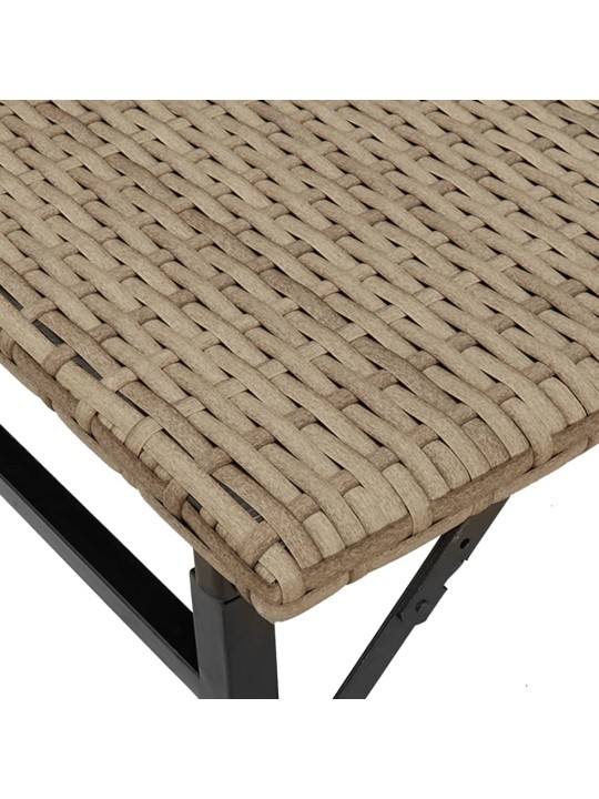 5-osainen puutarharuokailusarja, kokoontaittuva beige