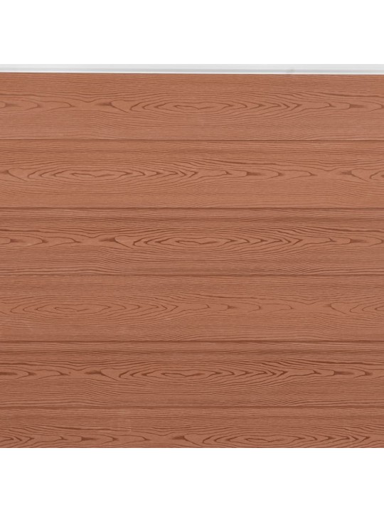 Aitapaneelisarja ruskea 699x186 cm wpc