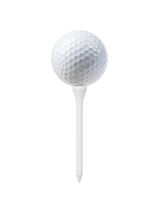 Golf tiit 1000 kpl valkoinen 83 mm bambu