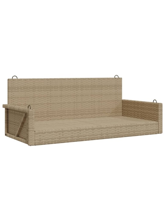 Keinupenkki beige polyrottinki 119x56x48 cm