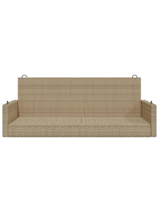 Keinupenkki beige polyrottinki 119x56x48 cm