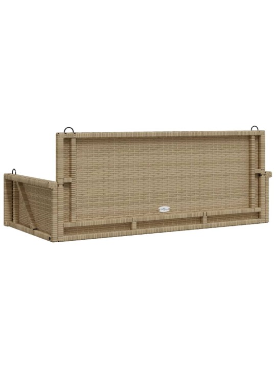 Keinupenkki beige polyrottinki 119x56x48 cm