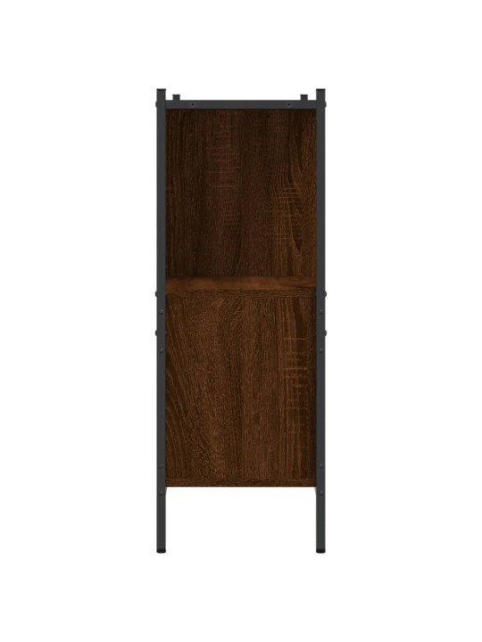 Kirjahylly ruskea tammi 102x28x77,5 cm tekninen puu