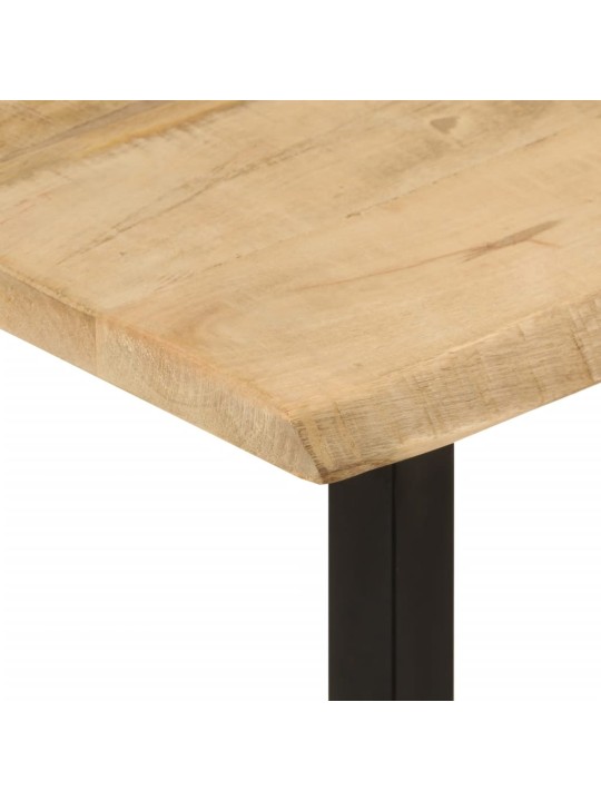 Konsolipöytä elävillä reunoilla 105x33x76 cm täysi mangopuu