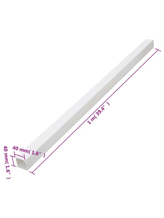 Johtokanava 40x40 mm 10 m PVC