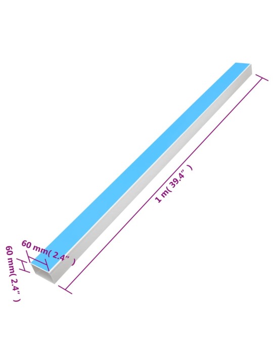 Johtokanava itsekiinnittyvä 60x60 mm 10 m PVC