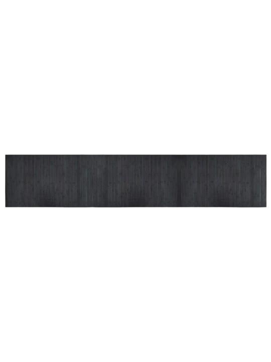 Matto suorakaide harmaa 60x300 cm bambu