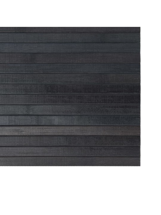 Matto suorakaide harmaa 60x300 cm bambu
