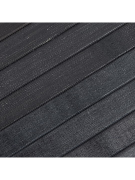 Matto suorakaide harmaa 60x300 cm bambu