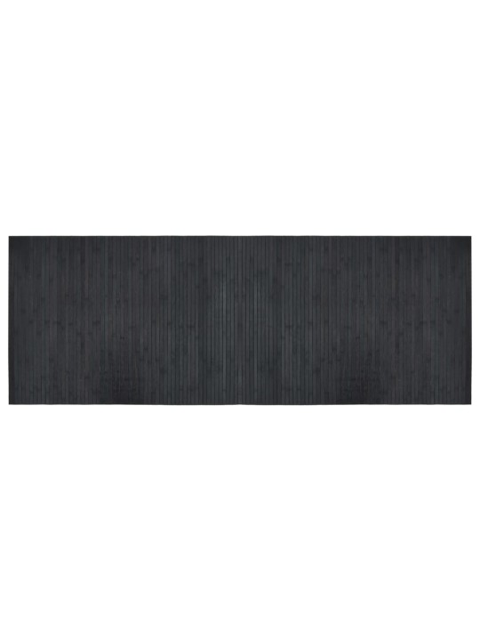 Matto suorakaide harmaa 70x200 cm bambu