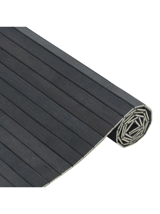 Matto suorakaide harmaa 70x200 cm bambu