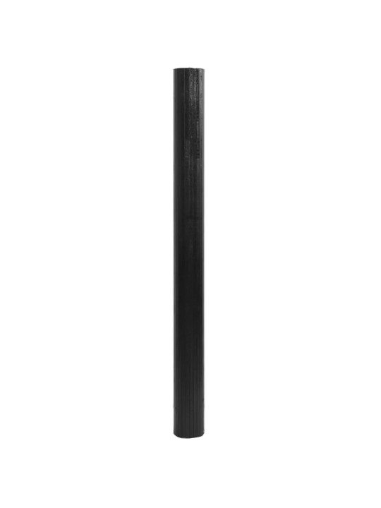 Matto suorakaide musta 80x200 cm bambu