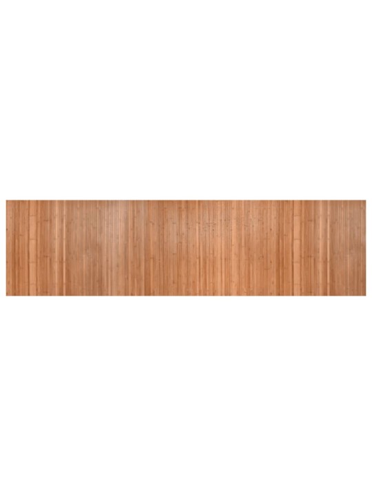 Matto suorakaide luonnollinen 80x300 cm bambu
