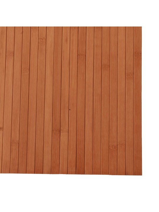 Matto suorakaide ruskea 80x300 cm bambu