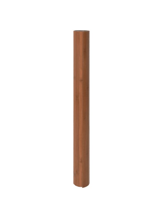 Matto suorakaide ruskea 100x200 cm bambu