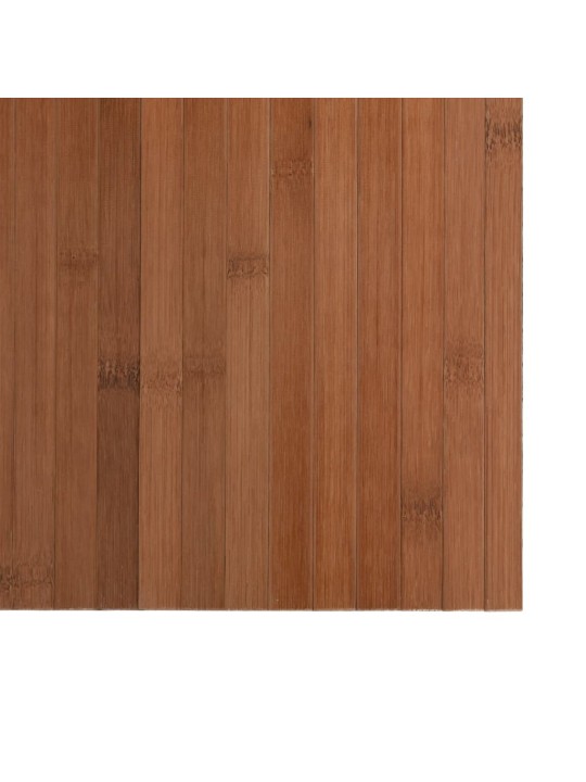 Matto suorakaide ruskea 100x200 cm bambu