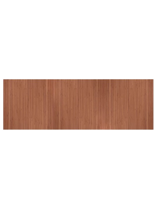 Matto suorakaide ruskea 100x300 cm bambu