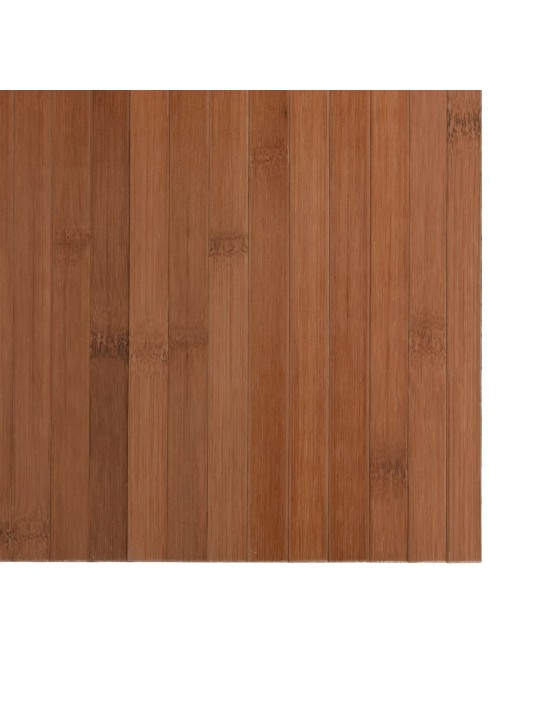 Matto suorakaide ruskea 100x300 cm bambu