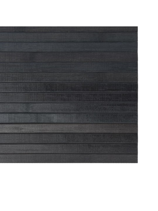 Matto suorakaide harmaa 100x400 cm bambu