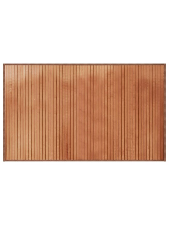 Matto suorakaide ruskea 60x100 cm bambu