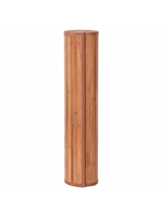Matto suorakaide ruskea 60x100 cm bambu