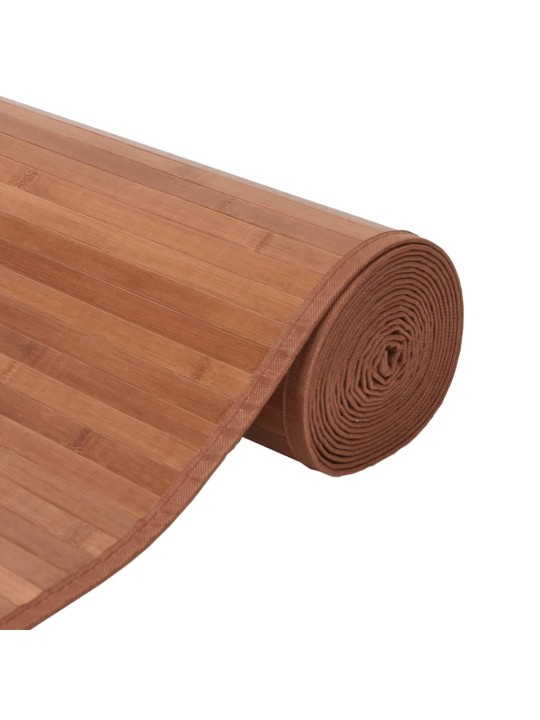 Matto suorakaide ruskea 60x100 cm bambu