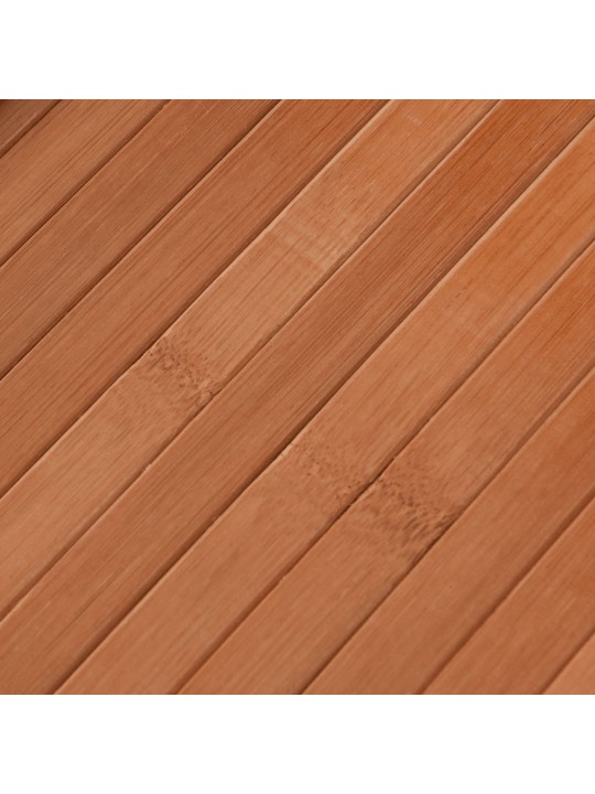 Matto suorakaide ruskea 60x100 cm bambu
