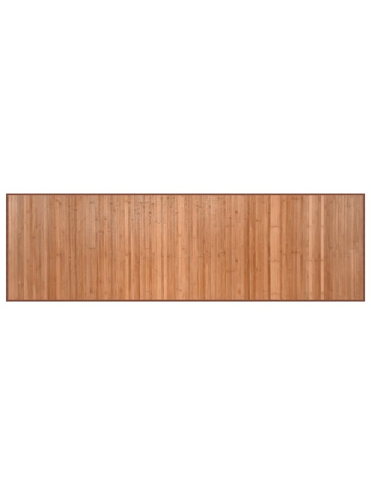 Matto suorakaide luonnollinen 60x200 cm bambu
