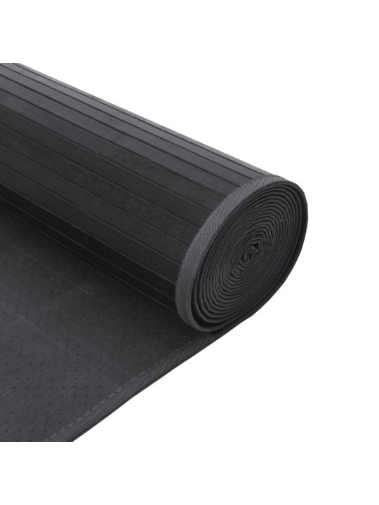 Matto suorakaide harmaa 60x200 cm bambu
