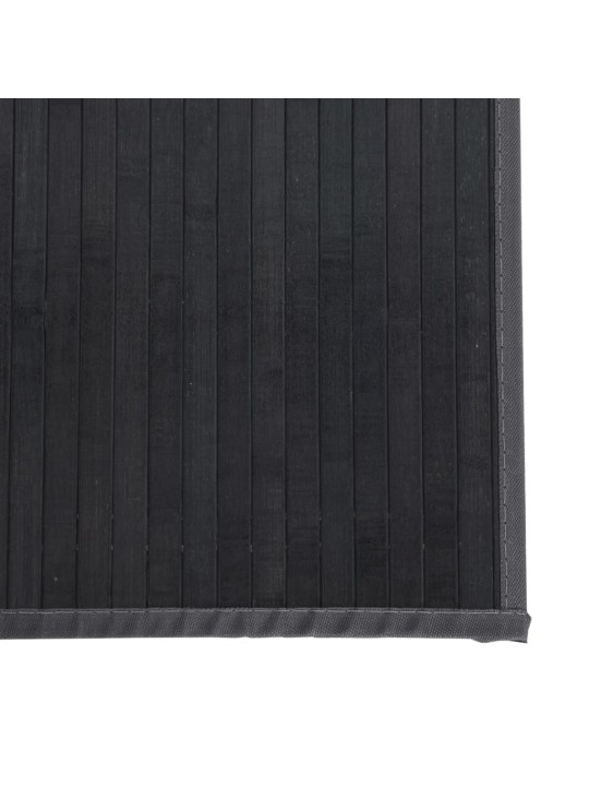 Matto suorakaide harmaa 60x200 cm bambu