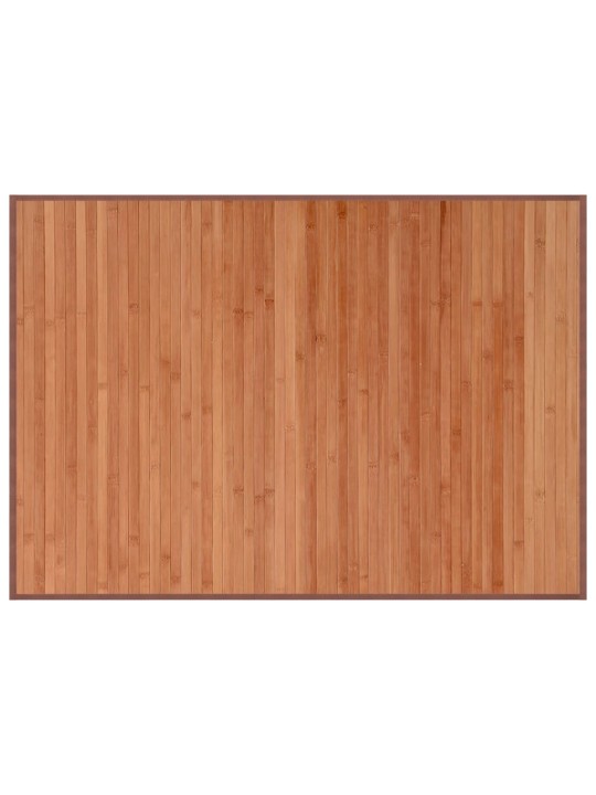 Matto suorakaide ruskea 70x100 cm bambu