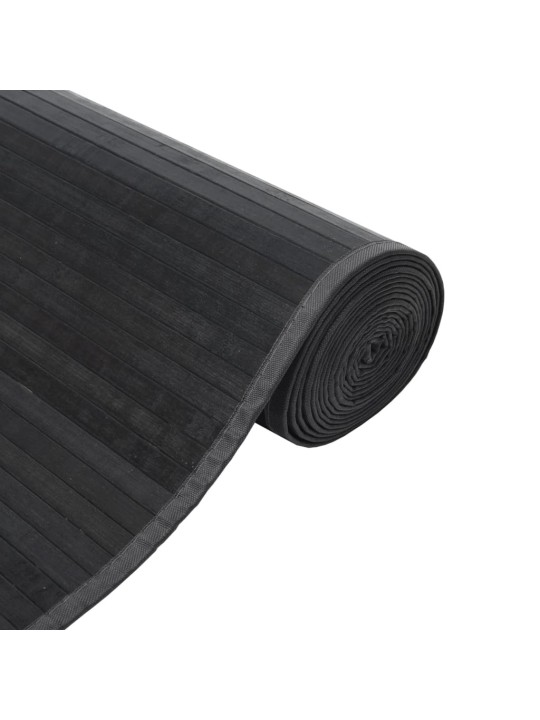 Matto suorakaide harmaa 70x200 cm bambu