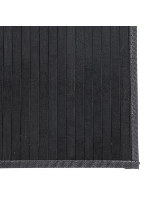 Matto suorakaide harmaa 70x200 cm bambu
