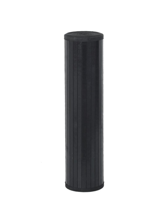 Matto suorakaide musta 80x200 cm bambu