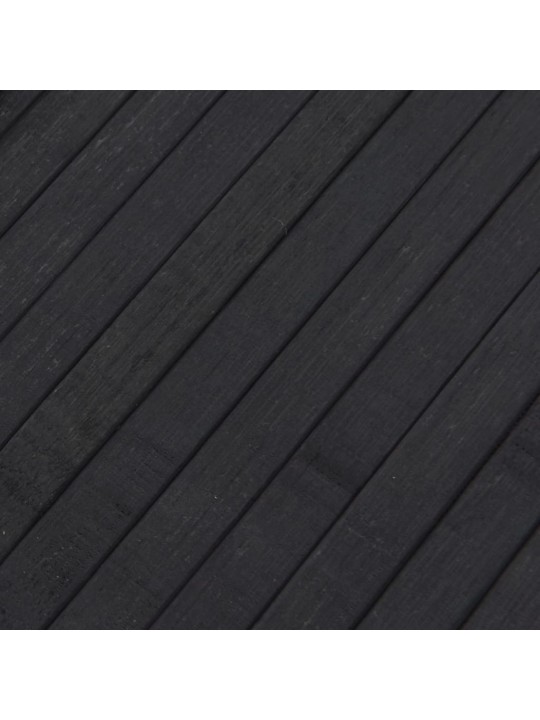 Matto suorakaide harmaa 80x200 cm bambu