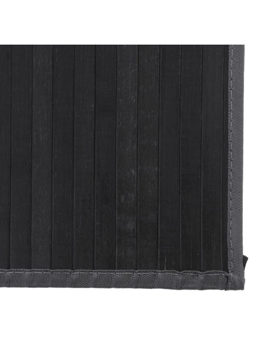 Matto suorakaide harmaa 80x300 cm bambu