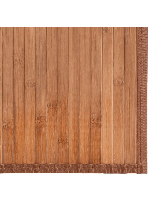 Matto suorakaide luonnollinen 100x200 cm bambu