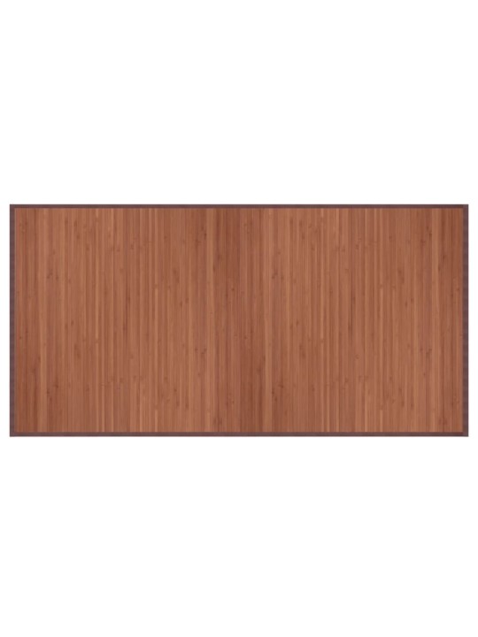 Matto suorakaide ruskea 100x200 cm bambu